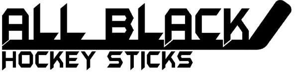 all black hockey sticks